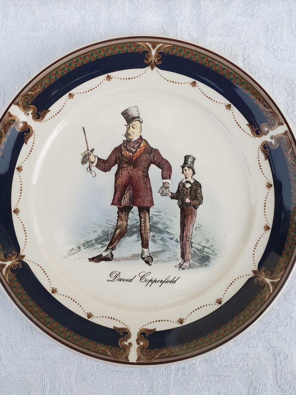 VINTAGE David Copperfield Art Collection by Arklow Decorative Plate UK England